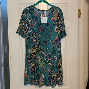 Cute modern paisley print dress